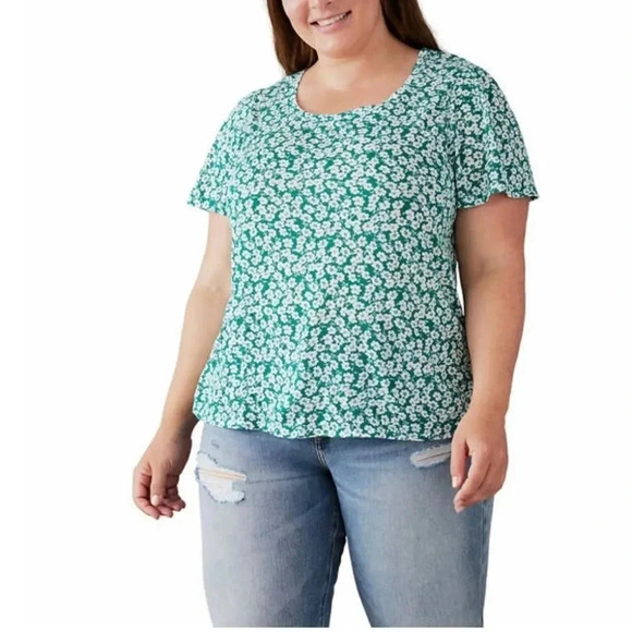 Lucky Brand Ladies' Flutter Sleeve Top - Picture 1 of 6